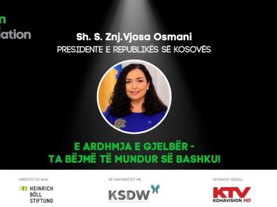 "Green Talk ?H. E. Vjosa Osmani ?Sustainable Future - Let's Make It Possible Together!