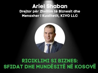 Green Talk | Ariel Shaban | Recycling as Business: Challenges and Opportunities in Kosovo
