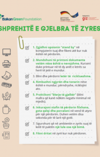 GREEN OFFICE HABITS